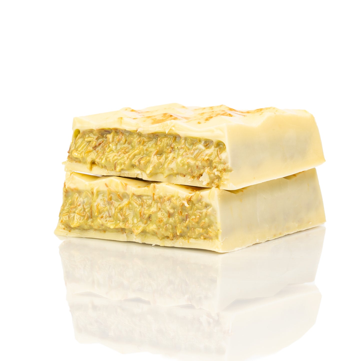 White Chocolate Pistachio Knafeh Bar