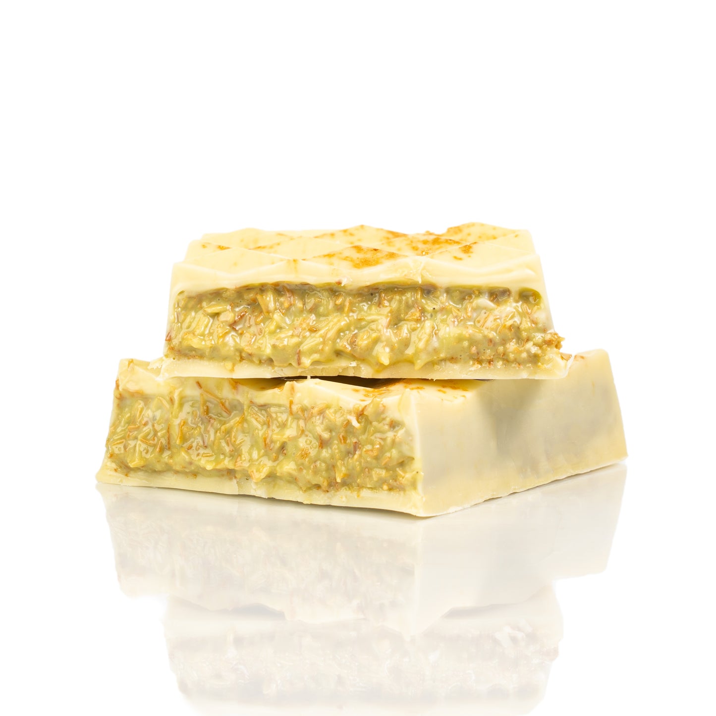 White Chocolate Pistachio Knafeh Bar