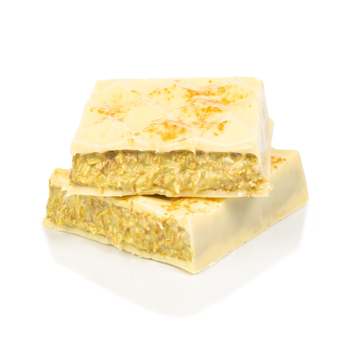 White Chocolate Pistachio Knafeh Bar