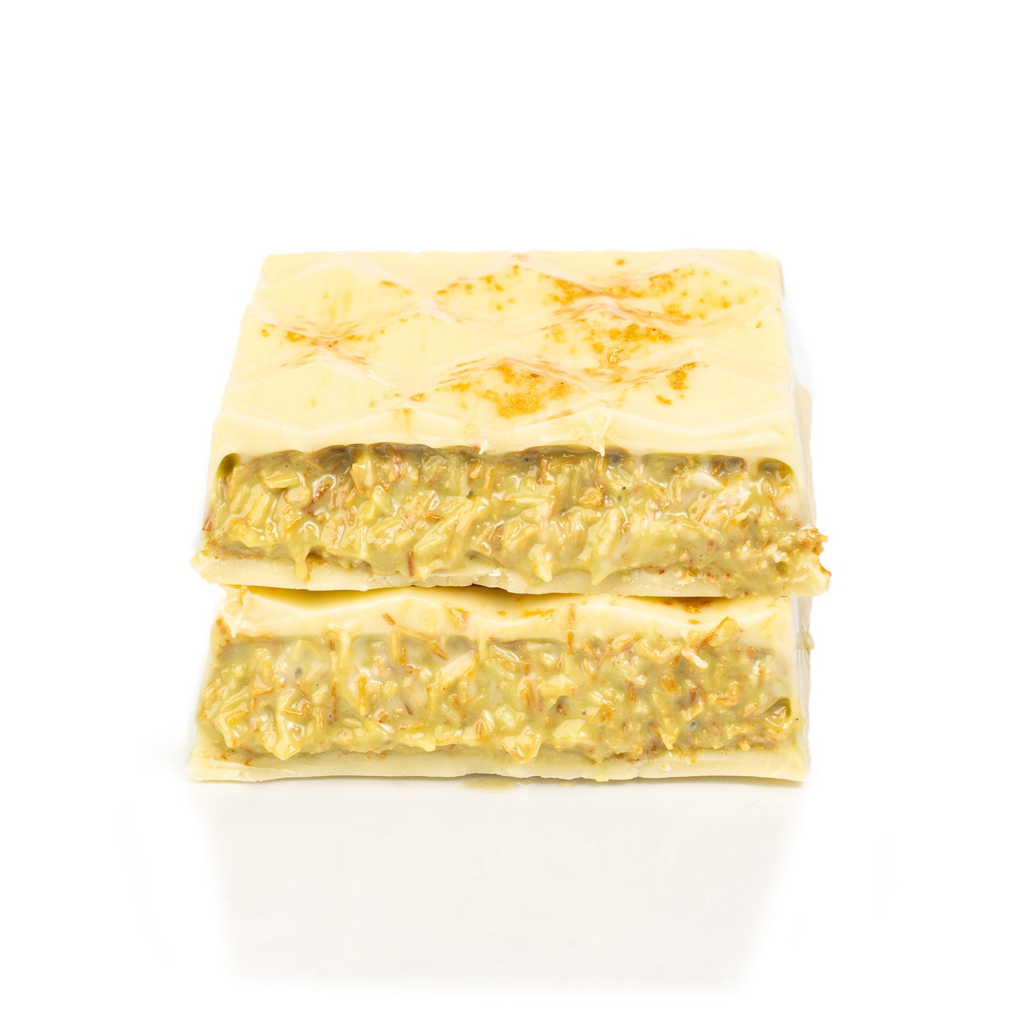 White Chocolate Pistachio Knafeh Bar