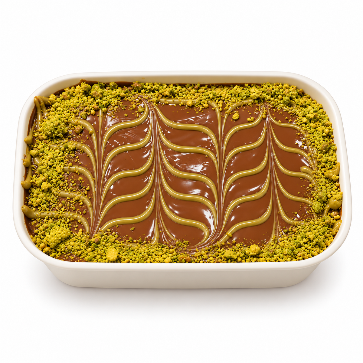 Pistachio Knafeh Brownie Tub