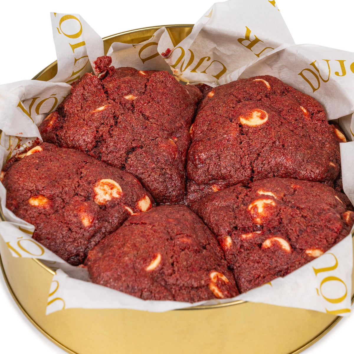 Red Velvet Cookie Dough Tin