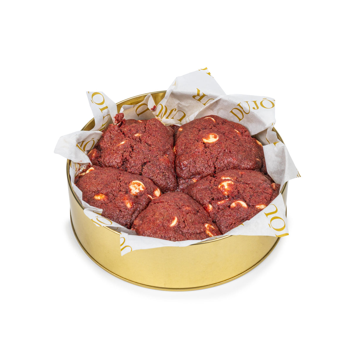 Red Velvet Cookie Dough Tin