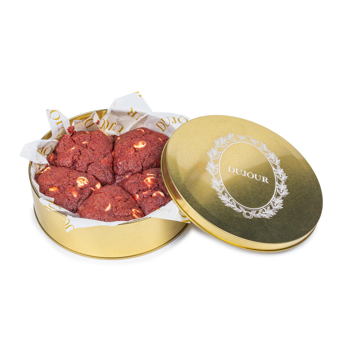 Red Velvet Cookie Dough Tin
