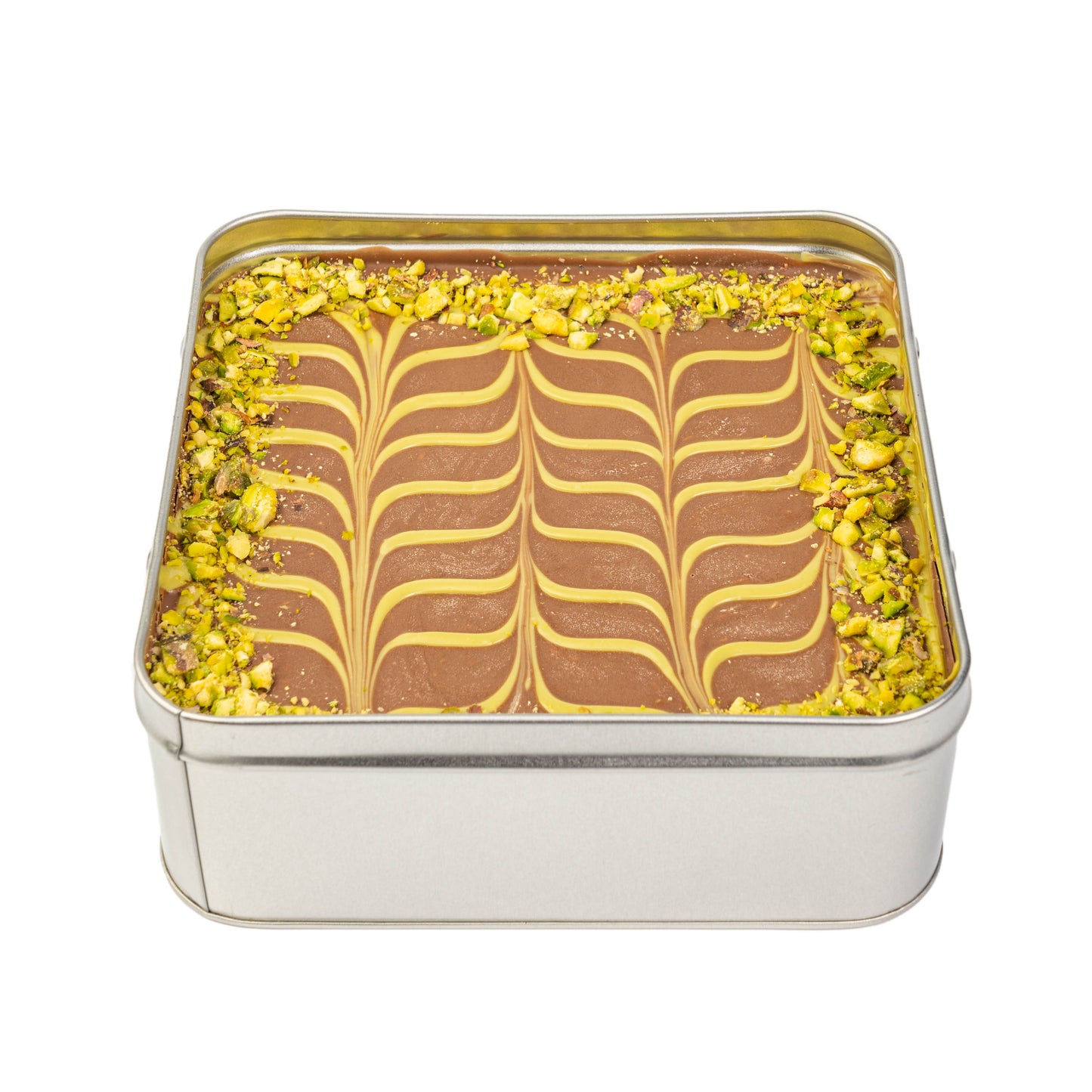 Pistachio Knafeh Luxury Cake Tin
