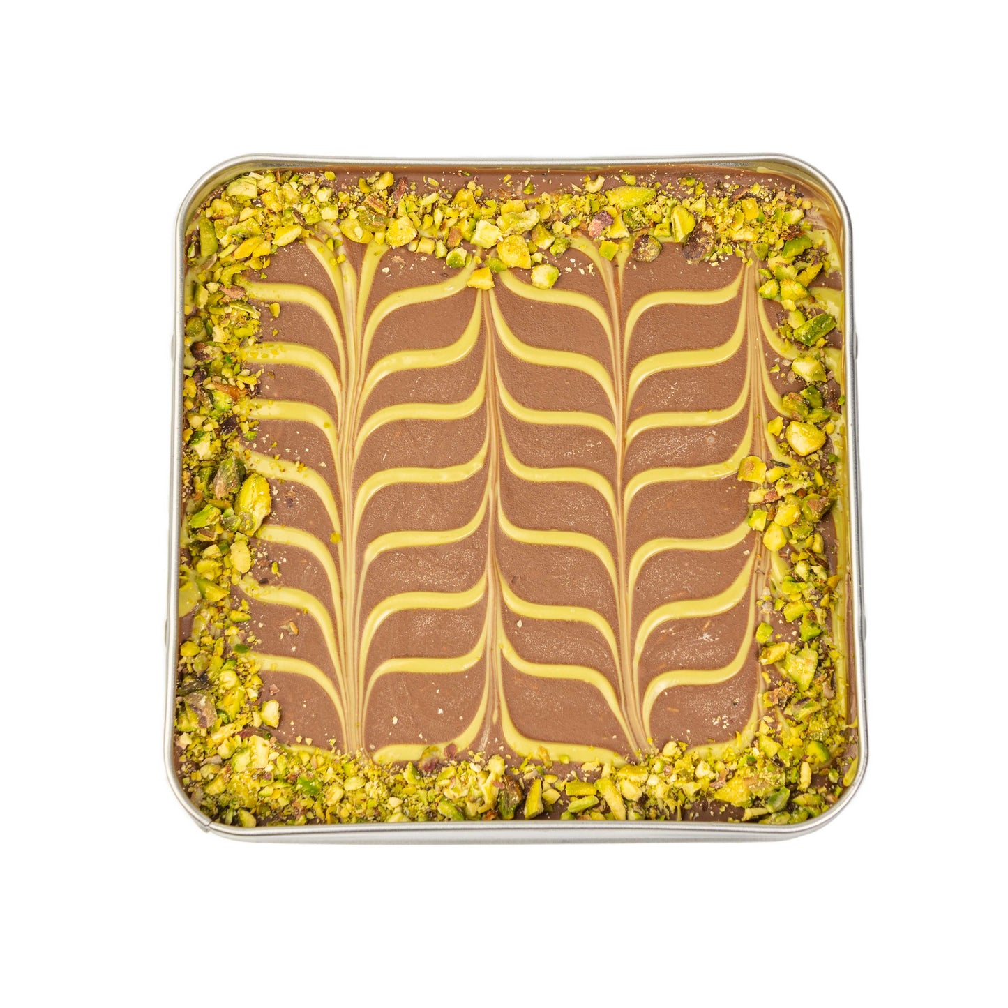 Pistachio Knafeh Luxury Cake Tin