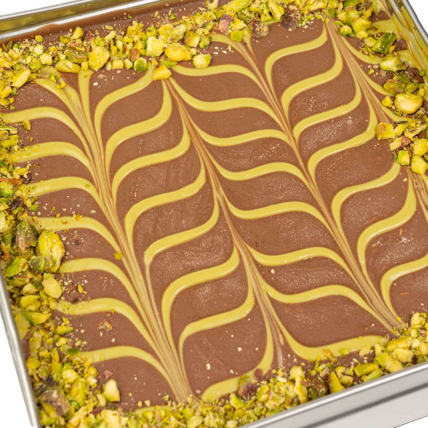 Pistachio Knafeh Luxury Cake Tin
