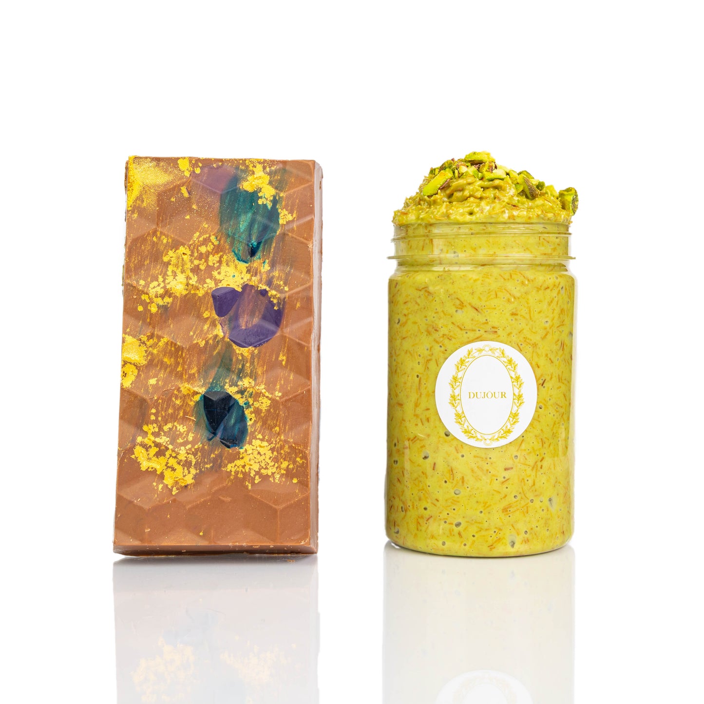 Pistachio Knafeh Chocolate Bar & Spread Bundle