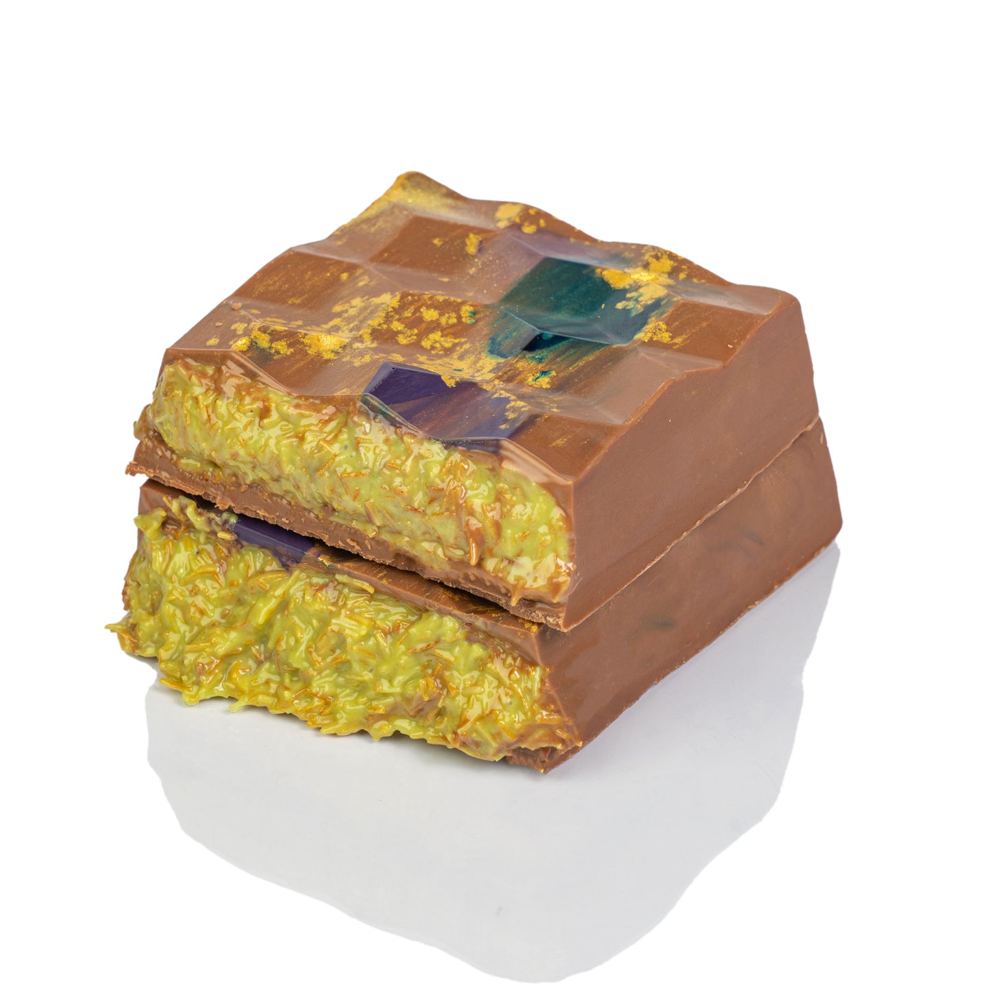 Pistachio Knafeh Chocolate Bar