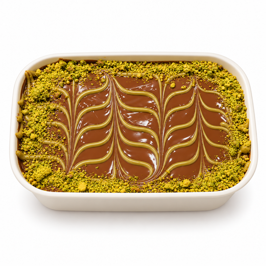 Pistachio Knafeh Brownie Tub